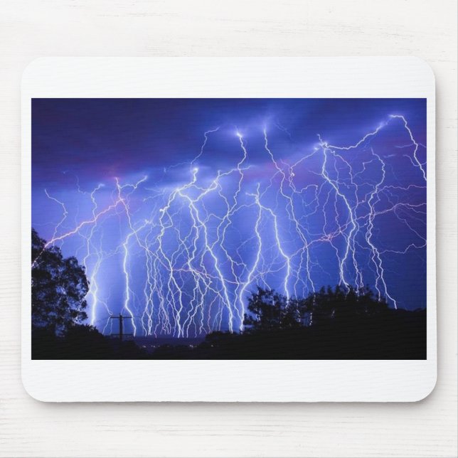 Lightning Storm Mouse Pad (Front)