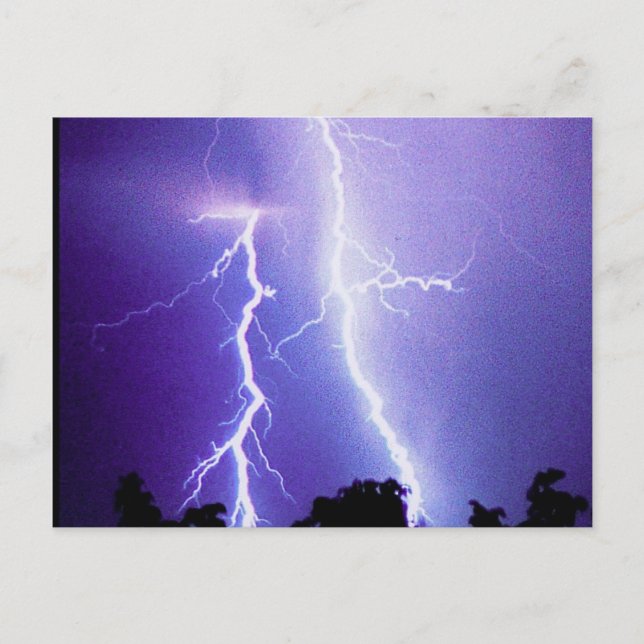 Lightning Storm Postcard (Front)