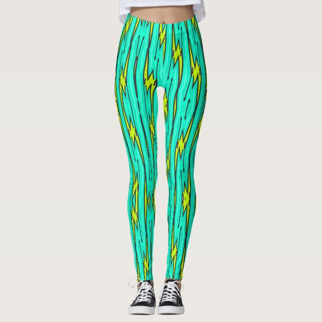 Lightning Streaks Leggings (Front)