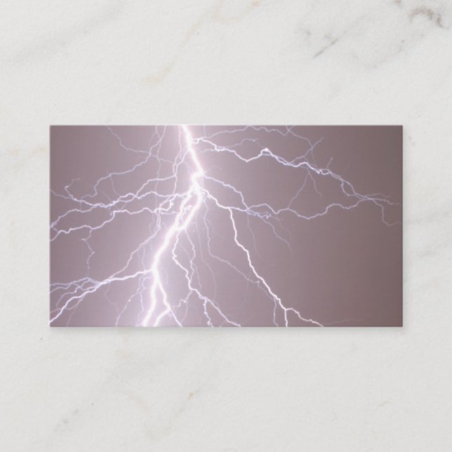 Lightning Strike - Business Cards (Front)