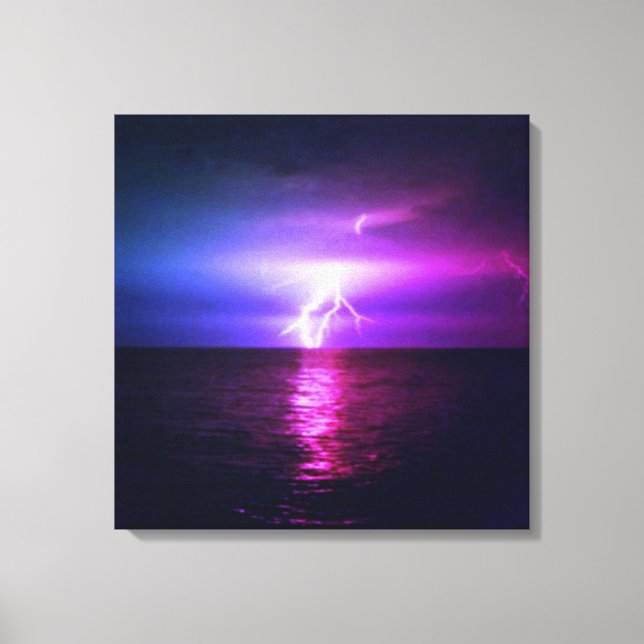 Lightning Strike Canvas Print (Front)