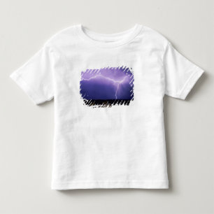 Lightning strike over desert, Big Bend Toddler T-Shirt