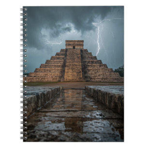 Lightning Strikes Chichen Itza Notebook