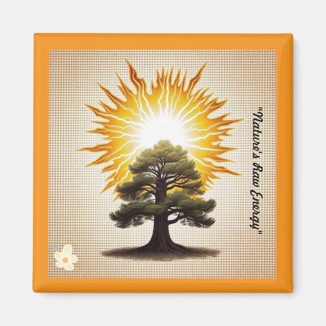 "Lightning Strikes" Magnet (Front)