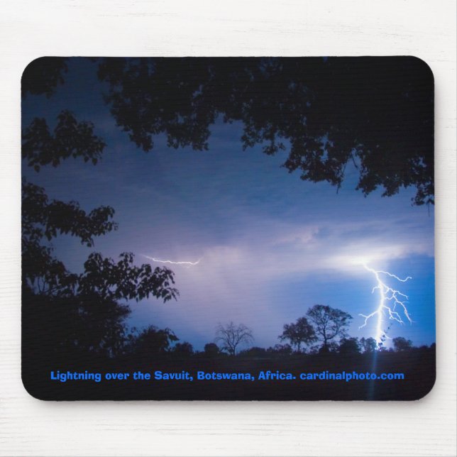 Lightning Strikes Twice Mouse Pad (Front)