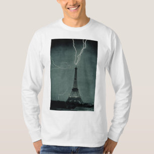 Lightning Striking the Eiffel Tower T-Shirt