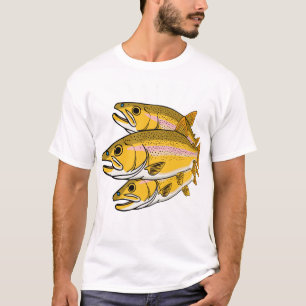 Lightning Trout Retro Fishing Gift T-Shirt