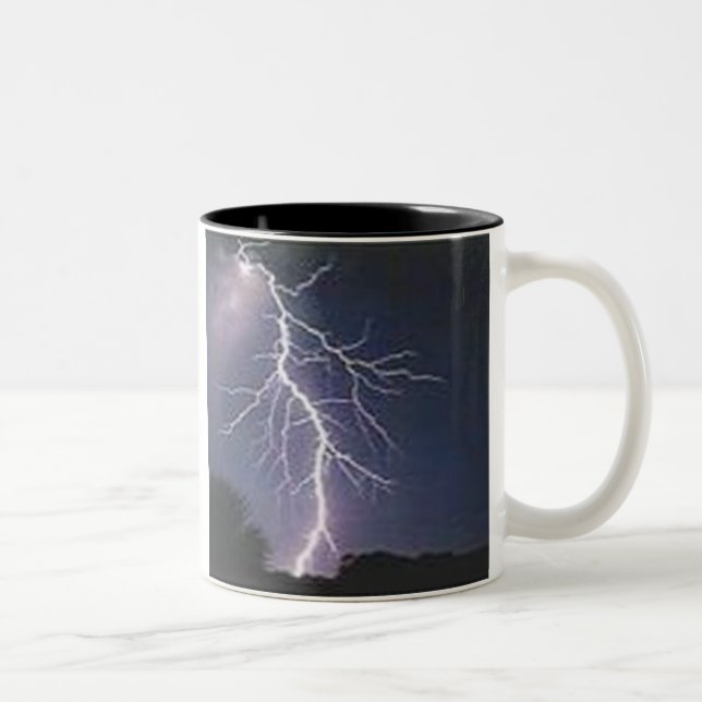 Lightning Two-Tone Coffee Mug (Right)