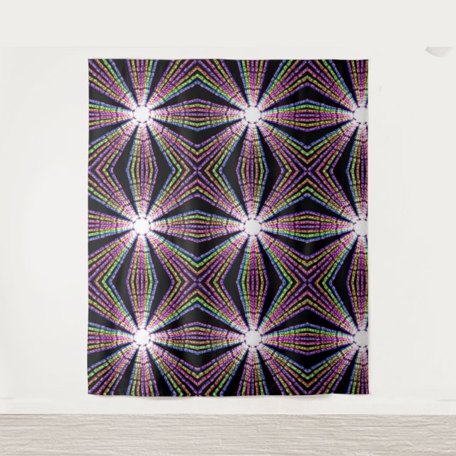 Lightning Zoom Tapestry (Front)