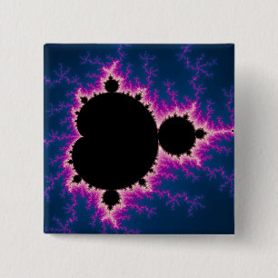 Lightningbrot - Fractal 15 Cm Square Badge