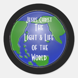 lightoftheworld, Jesus Christ, TheLight & Life ... Classic Round Sticker