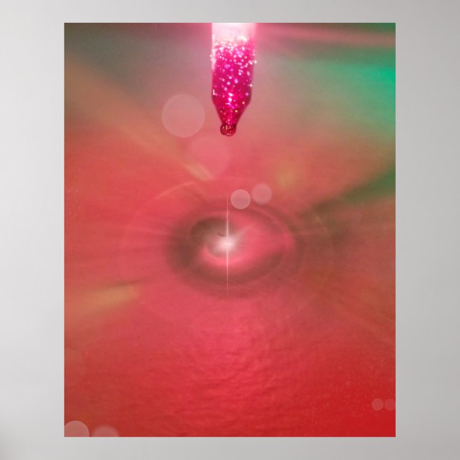 Lights and colors background for video calls poster (Front)