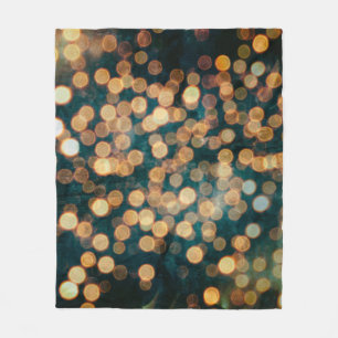 lights backgroundabstract, background, black, blur fleece blanket