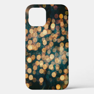 lights backgroundabstract, background, black, blur iPhone 12 case