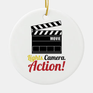 Lights.Camera.Action! Ceramic Tree Decoration