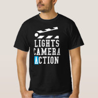 Lights Camera Action Clapper Board - Film Crew