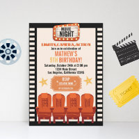 Lights Camera Action Movie Night Birthday