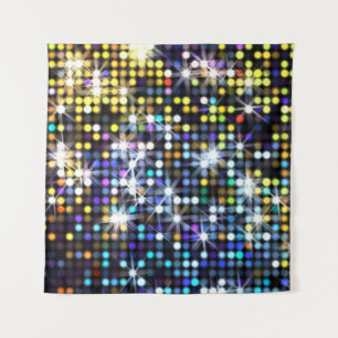 Lights decor: abstract glamourous fashion tapestry