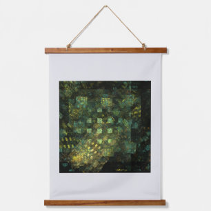 Lights in the City Abstract Art Hanging Tapestry