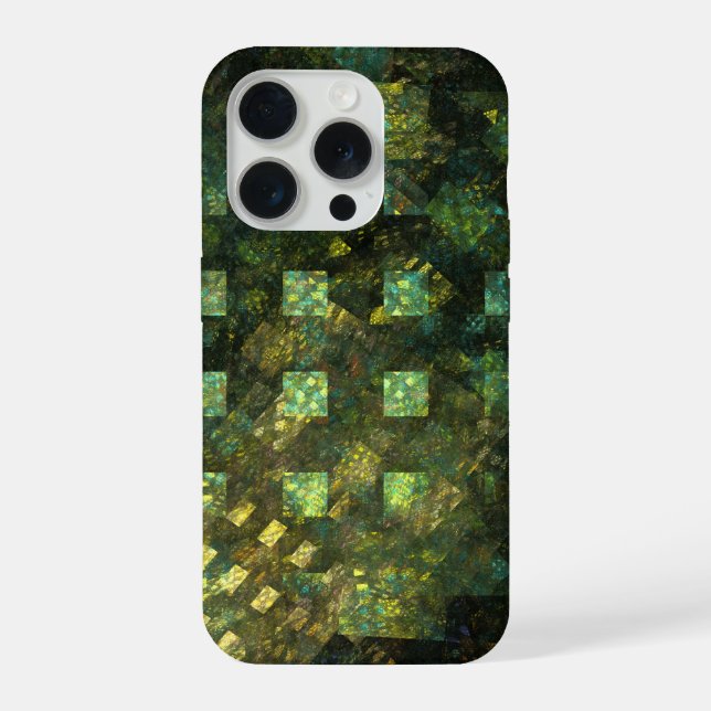 Lights in the City Abstract Art iPhone Case (Back)