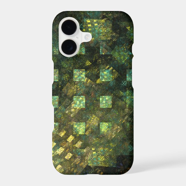 Lights in the City Abstract Art iPhone Case (Back)