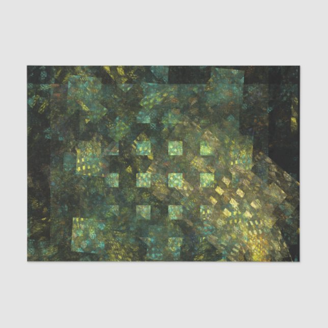 Lights in the City Abstract Art Tissue Paper (Front)