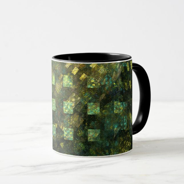 Lights in the City Abstract Coffee Mug (Front Right)