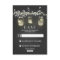Lights mason jars chalkboard RSVP cards