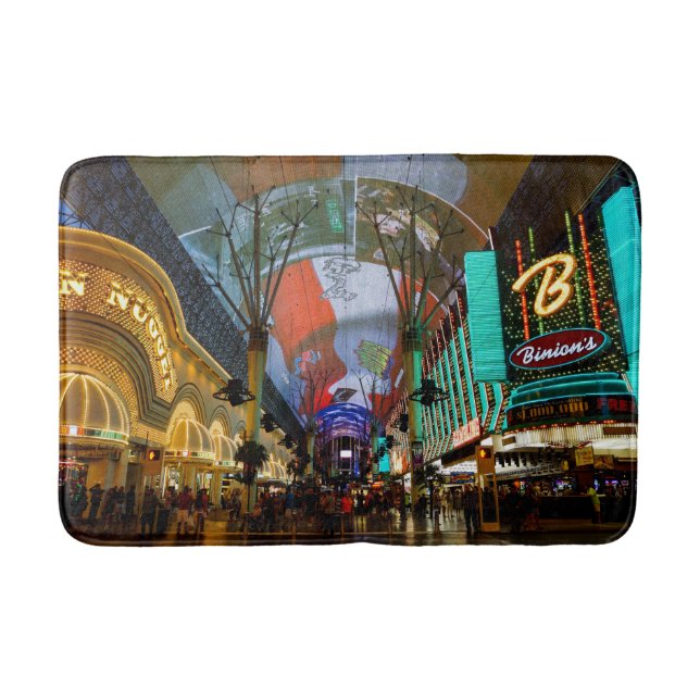 Lights Of Fremont Street Bath Mat (Front)