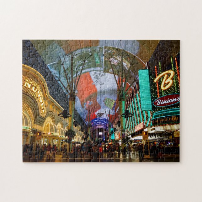 Lights Of Fremont Street Jigsaw Puzzle (Horizontal)