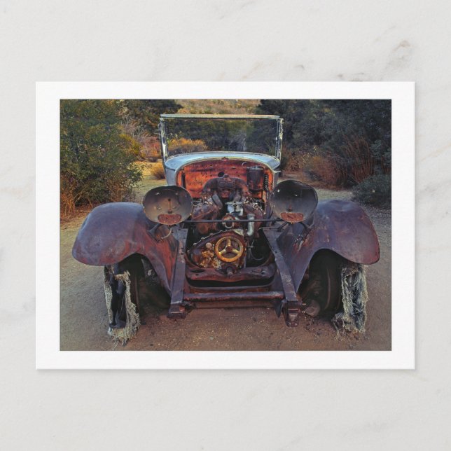 " Lights Out - Flat Head V-8 Powered " Postcard (Front)