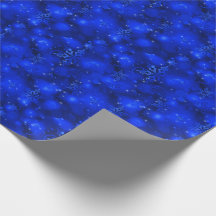 Lights & Snowflakes, Blue - Christmas