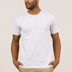 Lightweight Ash Grey Tee in Cozy Tri-Blend Fabric