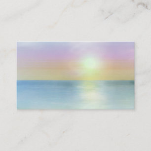Lightworker Sunset Spiritual Business Cards