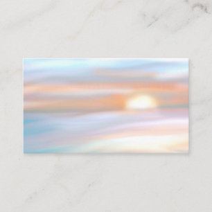 Lightworker Sunset Spiritual Business Cards