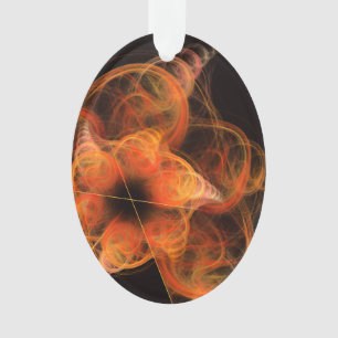 Lightworks Abstract Art Acrylic Oval Ornament