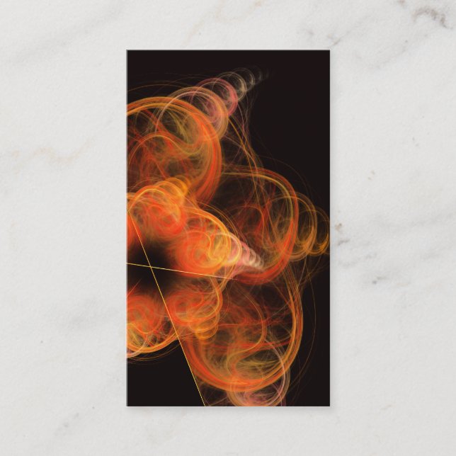 Lightworks Abstract Art Business Card (Front)