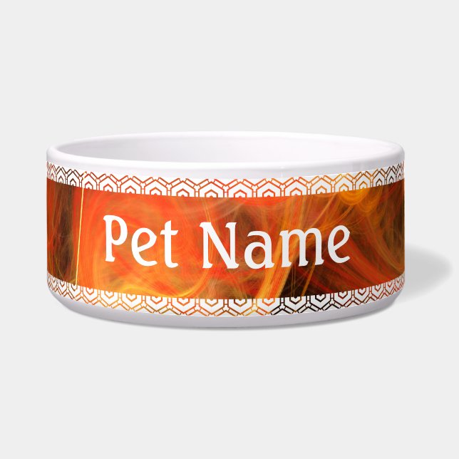 Lightworks Abstract Art Dog Bowl (Front)