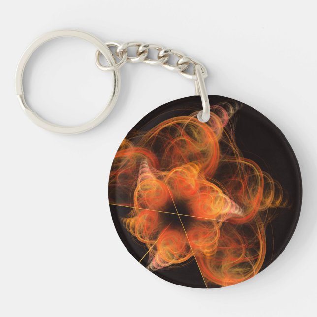 Lightworks Abstract Art Key Ring (Front)