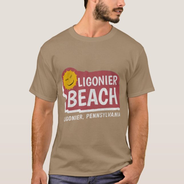 Ligonier Beach - Ligonier, PA T-Shirt (Front)