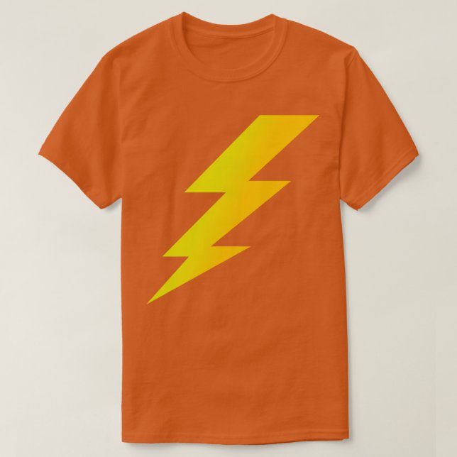 Ligtning Bolt T-Shirt (Design Front)