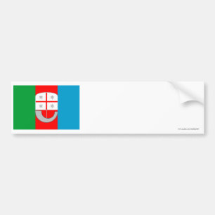 Liguria flag bumper sticker