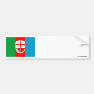 Liguria flag bumper sticker