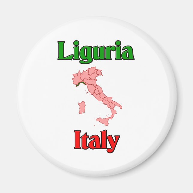Liguria Italy Magnet (Front)