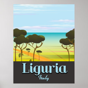 Liguria Italytravel poster