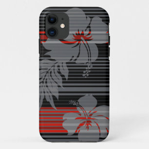 Lihue Hibiscus Stripe Hawaiian iPhone 5Cases Case-Mate iPhone Case