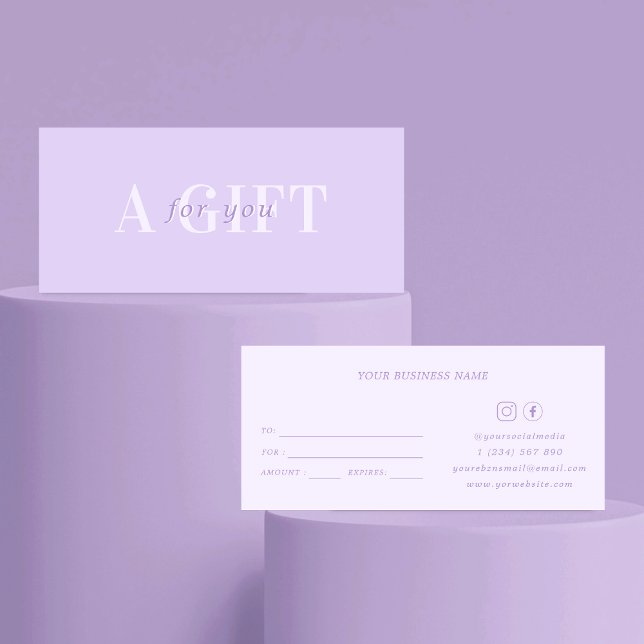 LiIac Lavender a Gift for You Beauty Certificate (Creator Uploaded)