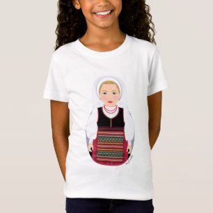 Lika Matryoshka Girls Baby Doll (Fitted) T-Shirt