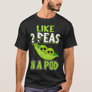 Like 2 Peas In A Pod Funny T-Shirt