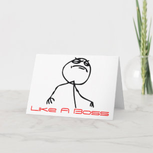 Like a Boss Card